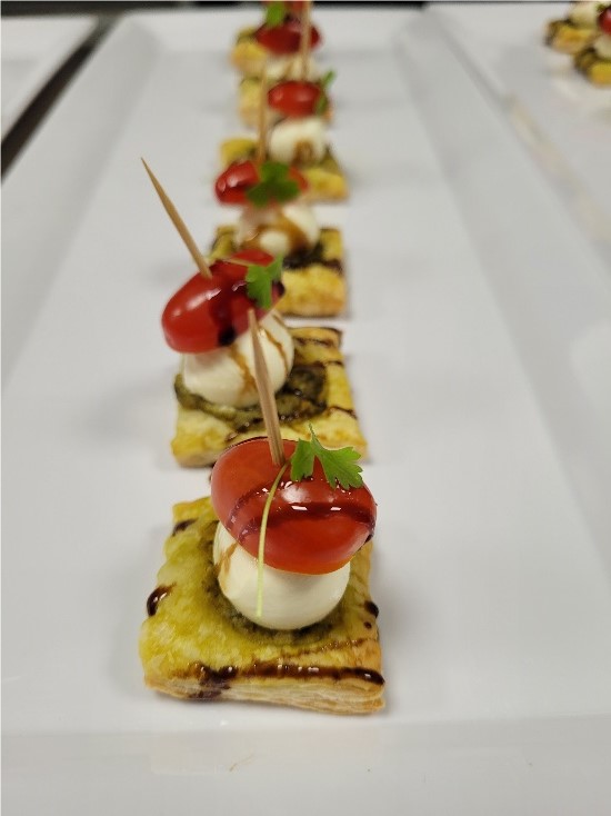 cracker-tapas-toppaddockcatering Prawn Tapa